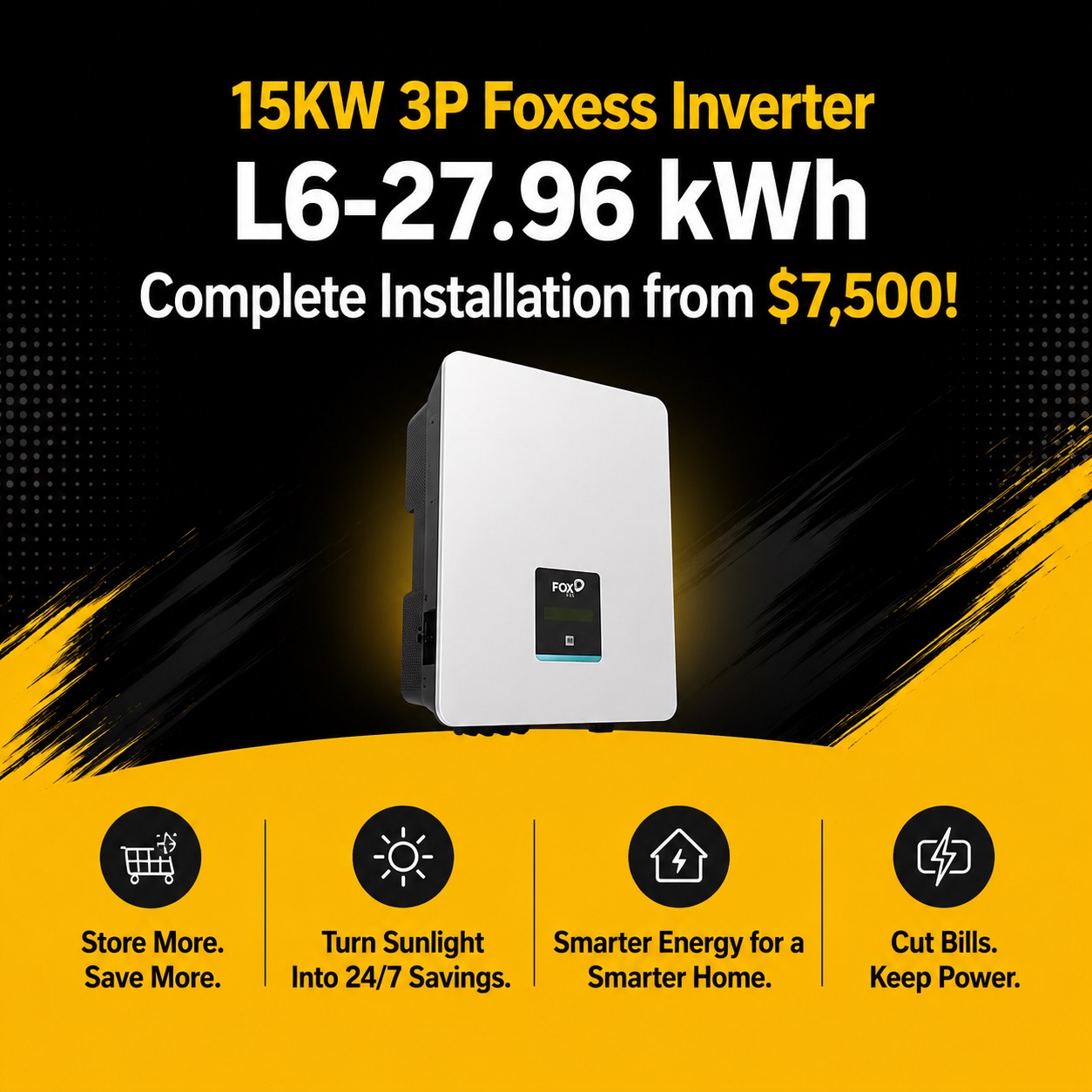 Solar battery package deal 3 — Live Energy