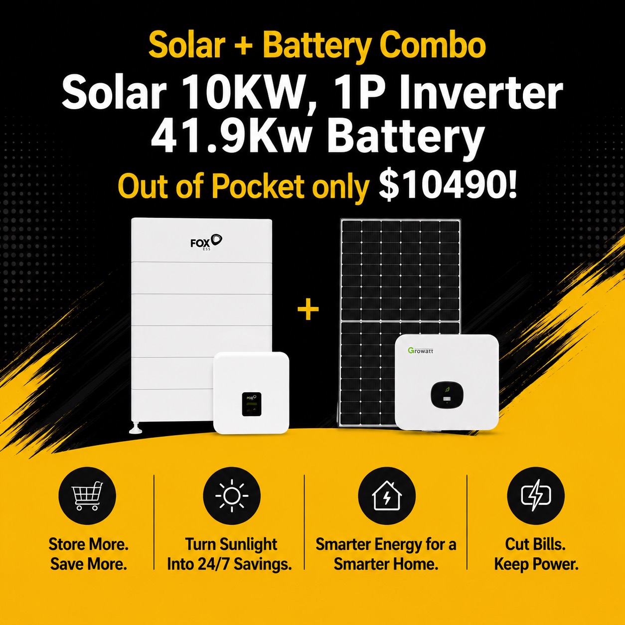 Solar battery package deal 5 — Live Energy